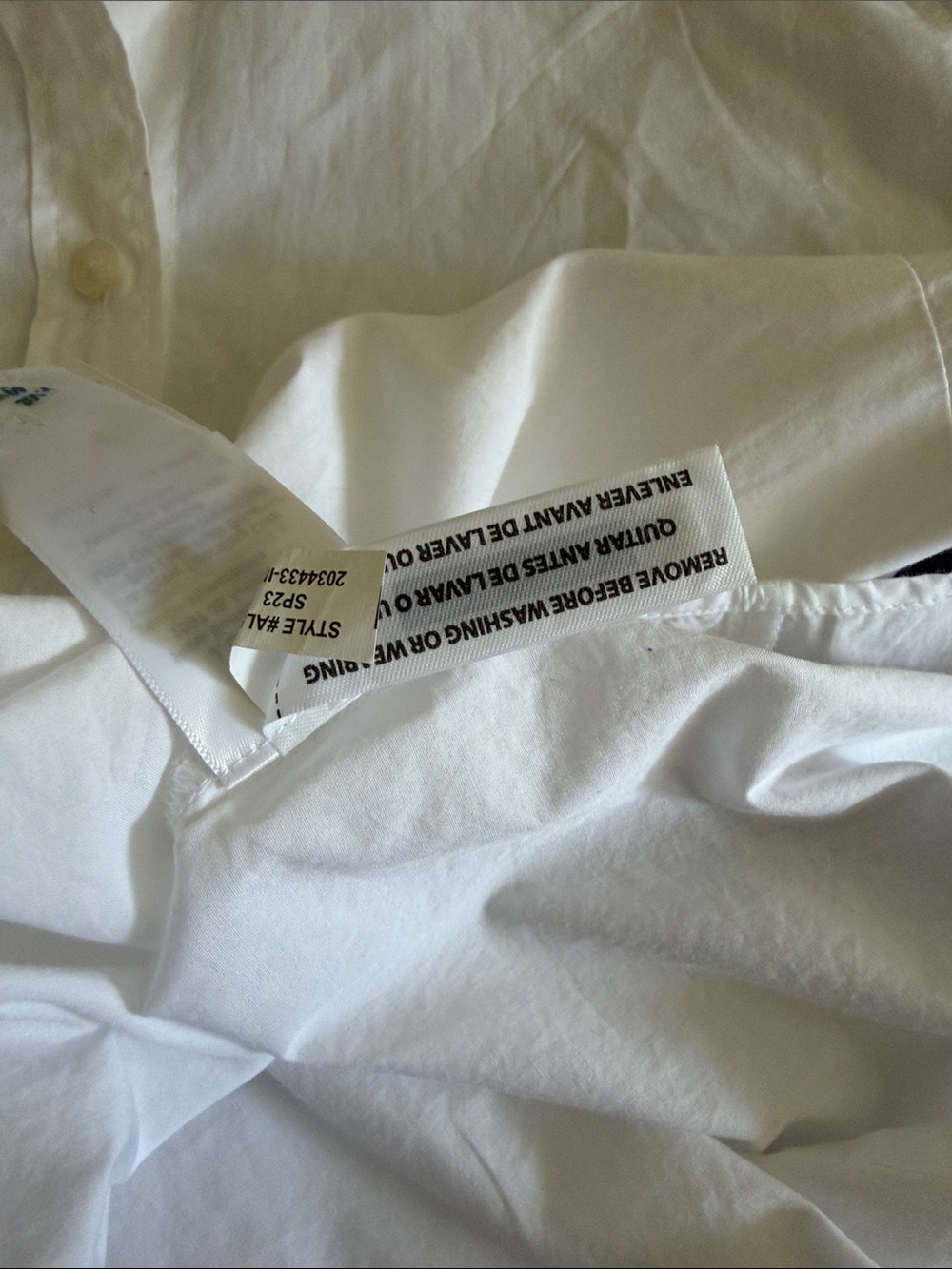 J. Crew White Cotton Button-Down Shirt - Picture 11 of 12